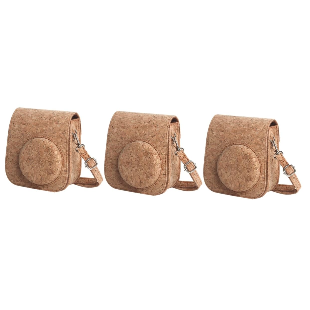 UKCOCO 3 Pezzi 11 Borsa Per Fotocamera A Pellicola Istantanea Borsa Per Fotocamera Tracolla Regolabile E Fodera in Pile