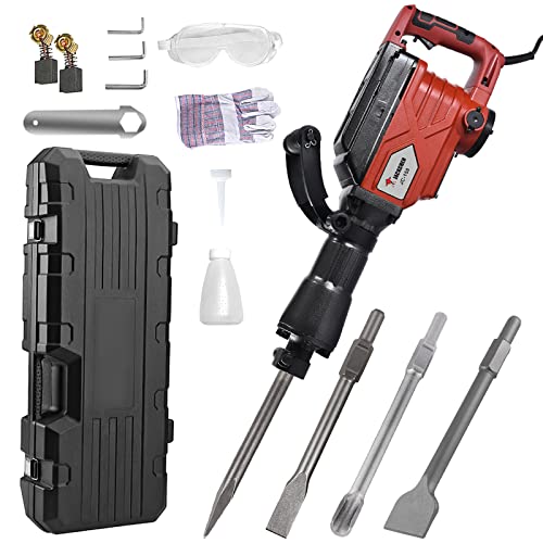JACKCHNE JC-150, 1-1/8 Zoll SDS-Hex Heavy Duty Betonfahrbahnbrecher,Elektrischer Abbruchhammer