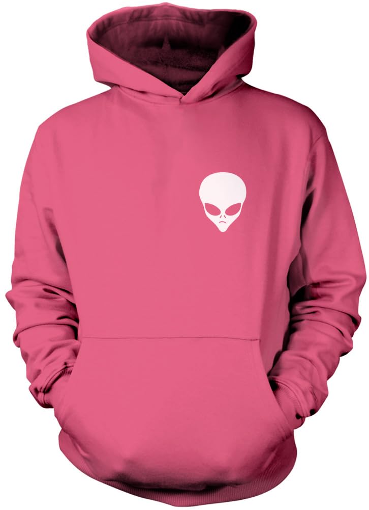 Hotscamp Boys Pink Alien Pocket Unisex Hoodie - XX-Large