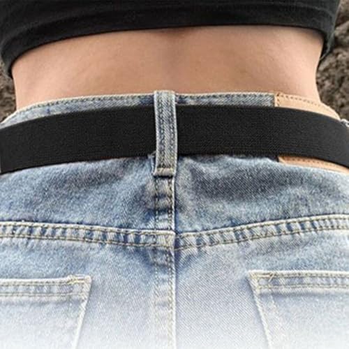 No Buckle Invisible Elastic Stretch Belt | Invisible Nylon Elastic Belt No Buckle Lazy - Comfortable No Show Stretch Adjustable Women Accessories For Pants3