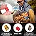 Vilbocr Fishing Lures PowerBait Fishing Dough Bait Glitter Trout Bait, Silver Vein Scent Dispersion Technology, Fishing Lures Ideal for Carp and Other Freshwater Fish Species ，Fishing Gear (Red)