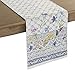 Produktbild Maison d' Hermine Tischläufer, 100% Baumwolle, dekorativer Oster-Tischläufer, waschbarer Tischläufer für Zuhause, Restaurant, Buffetparty und Camping, Faïence  Frühling/Sommer (50cm x 150cm)