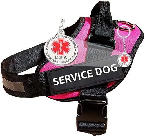 ESA Dog Tags Emotional Support Animal Tag for Pet Dogs ESA Harness