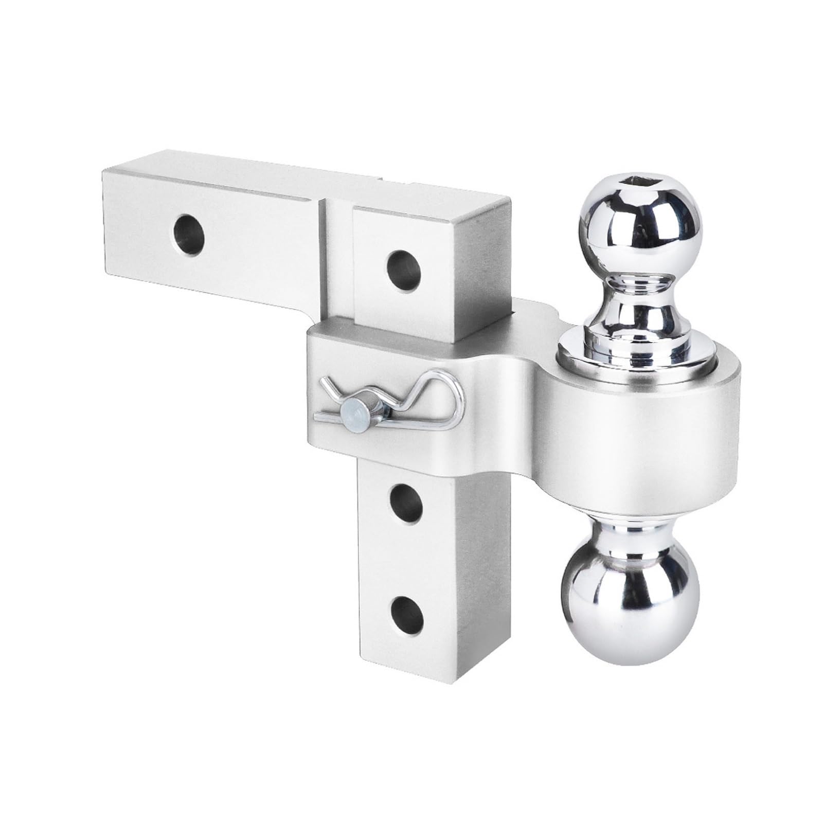 Installazione Del Gancio Del Rimorchio Di Sollevamento Regolabile Da 6 Pollici E Fibbia Di Bloccaggio E Rimorchio Da 2 Pollici Con Placcatura Di Bloccaggio Accessori A Doppia Sfera