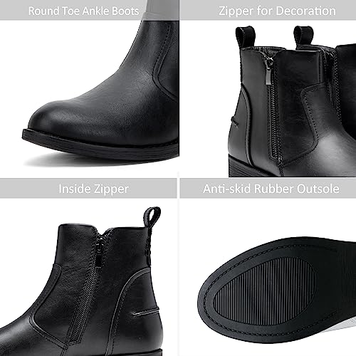 Jeossy Women's 9008 Ankle Boots Zipper Casual Fall Short Booties for Women2