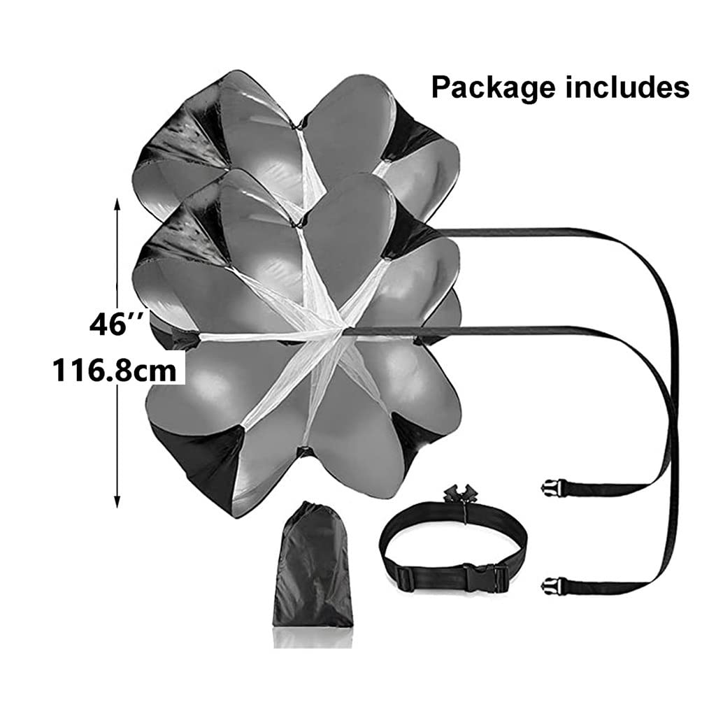 Paracadute da corsa resistenza 20-30 kg cintura regolabile allenamento forza