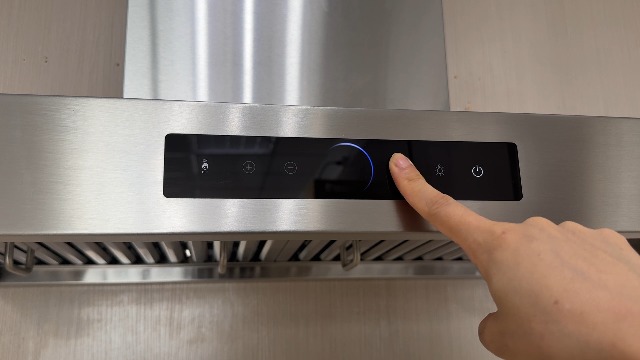 Image of 30 inch Under Cabinet Range Hood 1200 CFM with 4-Speed Gesture Sensing & Touch Control, Stainless Steel Kitchen Stove Vent Hoods with 2 LED Lights, Time Setting, Dishwasher-Safe Baffle Filters