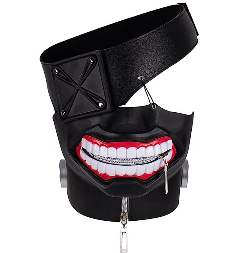 Trunkin Tokyo Ghoul Ken Kaneki Mask Cosplay Halloween 3D PU Leather Mask (B0CBVPJV4K) Amazon Price History, Amazon Price Tracker