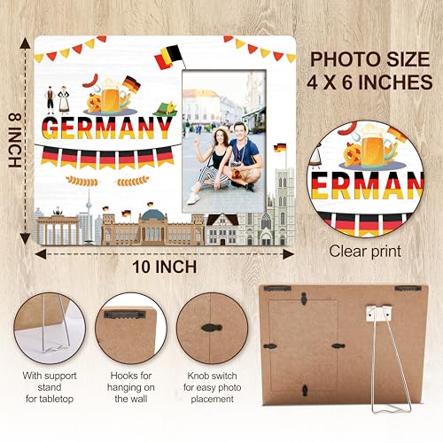 Image of Germany Picture Frame, Germany Travel Gifts, Germany Gifts For Women Men Couples Family Friends, Germany Photo Frame Souvenirs For Wedding Engaged Honeymoon, Europe Vacation Frame For Home Decor -09