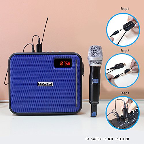 MAONO AU700 USB Wireless Microphone UHF Handheld Cardioid Vocal Mic