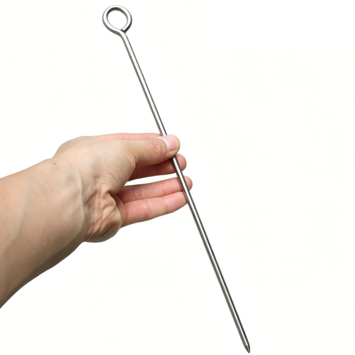 Piquetas de Acero Inoxidable 304 para Tiendas de campaña y acampadas(10mm x 100cm 4pc)