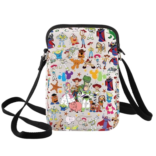 BWWKTOP Buzz Crossbody Bag Woody Fans Gift Buzz & Slinky Dog Shoulder Bag Jessie & Lotso & Rex Merch