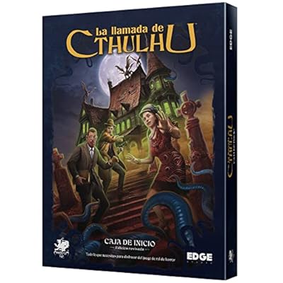 Edge Studio | Caja de inicio: La llamada de Cthulhu Edición revisada | Juego de Rol de Investigación y Terror | A Partir de 12 Años | De 2 a 6 Jugadores | 30-120 Minutos por Partida | Español | Ya disponible en tu tienda friki favorita! En mundofriki.es!