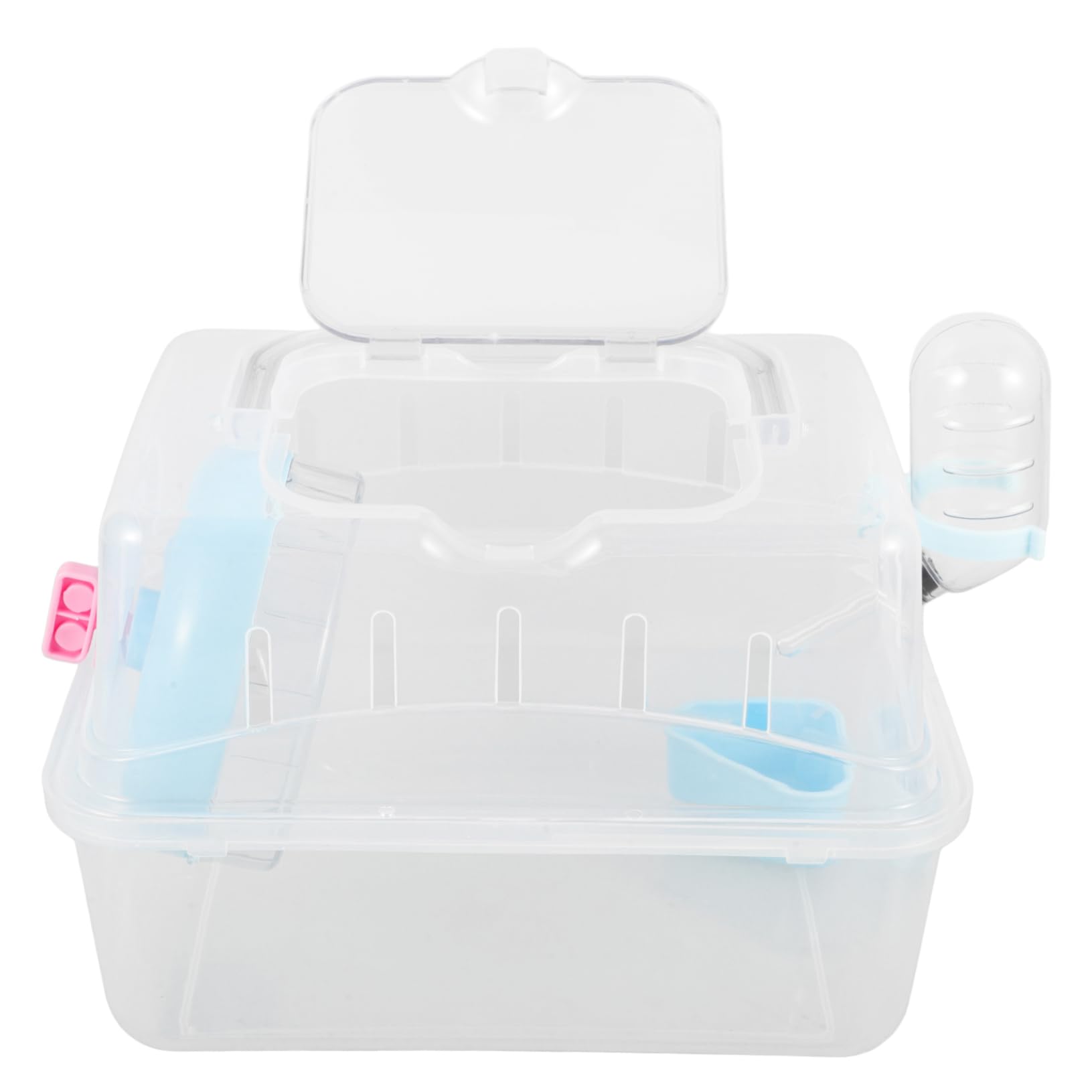 Toyvian Elegant Guinea Pig Carrier Hamster Travel Bag Small Pet Cage Observation Window Portable for Travel Shopping