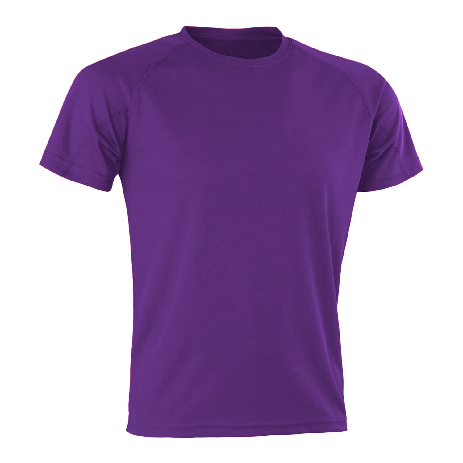 Spiro Men's Purple Aircool T-Shirt ) (Purple) Xxl
