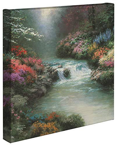 Thomas Kinkade Beside Still Waters 14â€³ x 14â€³ Gallery Wrapped Canvas