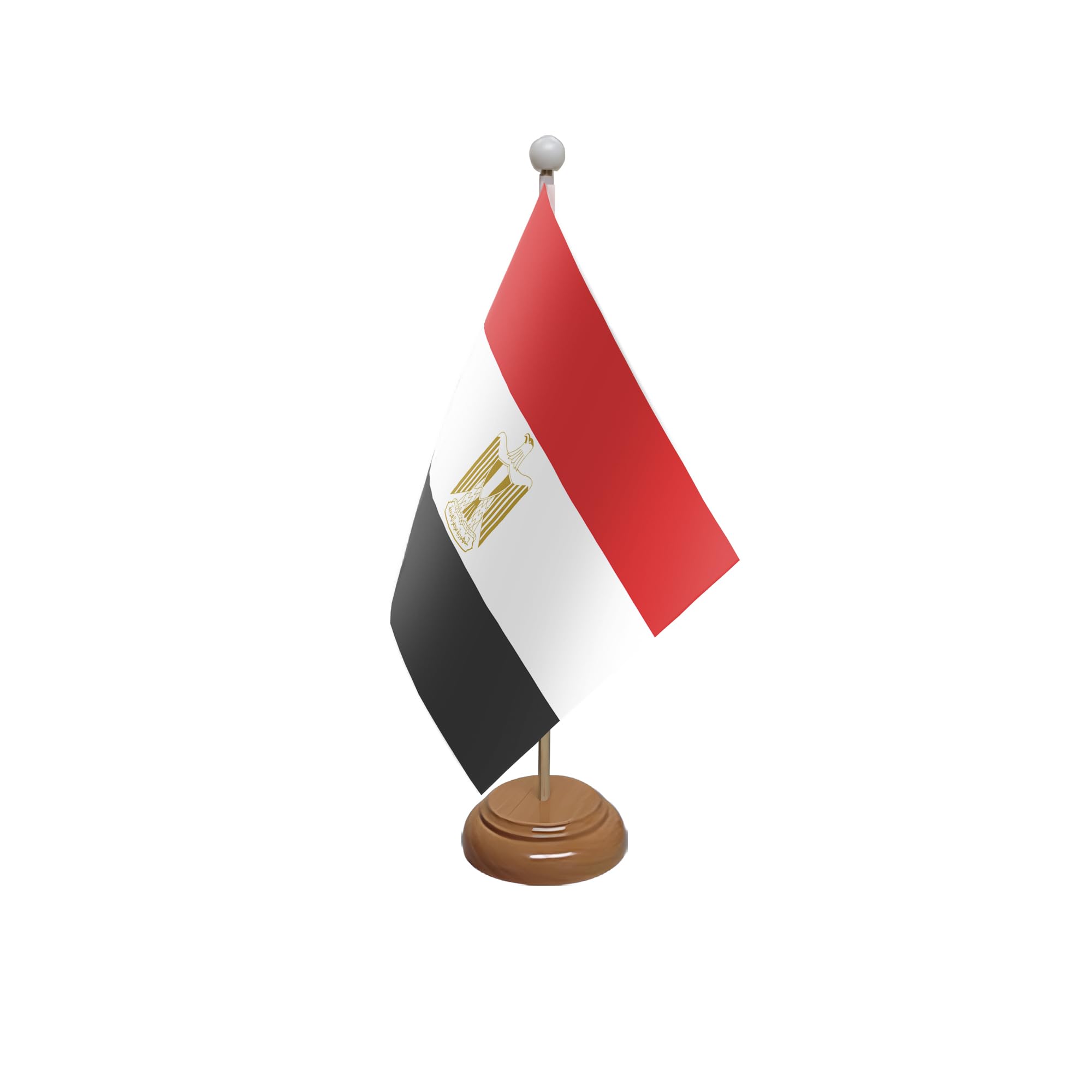Flagtex Egypt Wooden Table Flag With Wooden Base