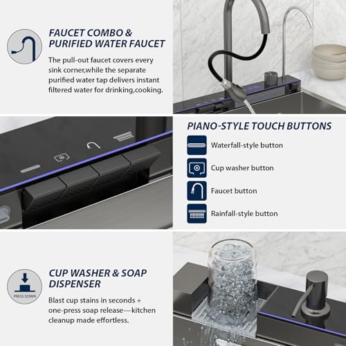 Smart Faucet Water Temperature Display