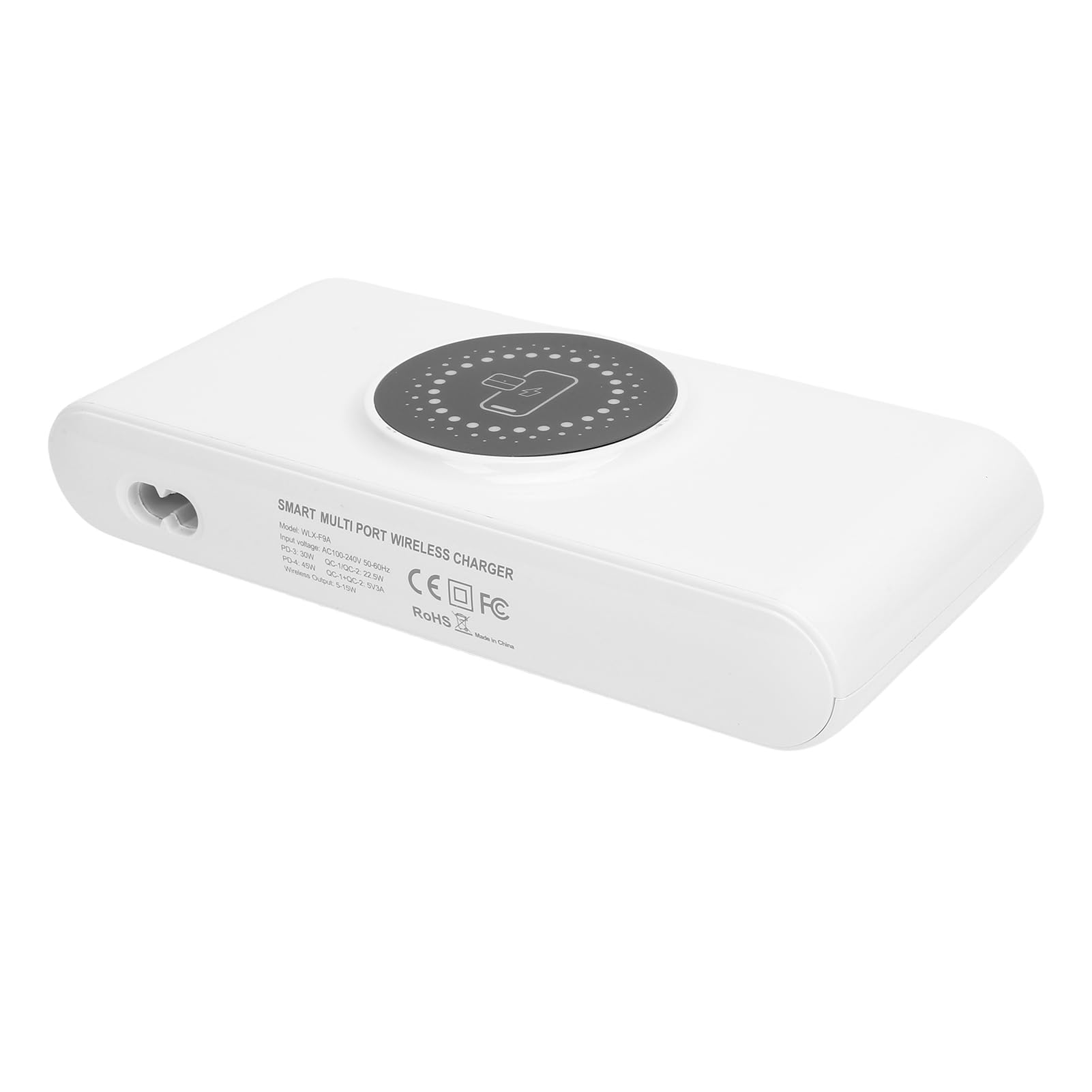 Fdit Caricatore USB C da 72W, Stazione di Ricarica Rapida con Ricarica da | Materiale ABS, Protezione da Sovratensione, Formato Portatile, per Viaggi