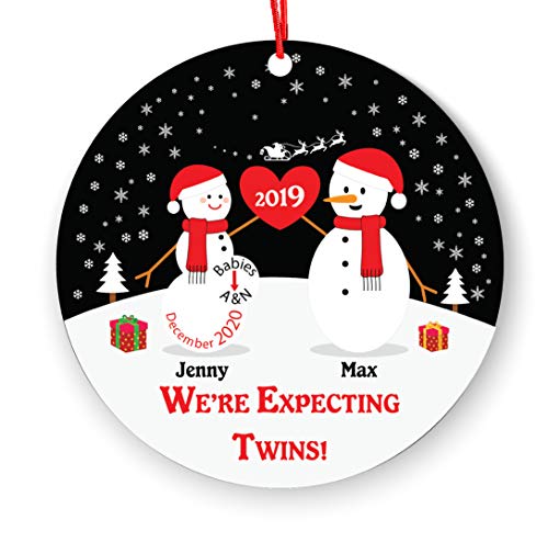 expecting twins ornament