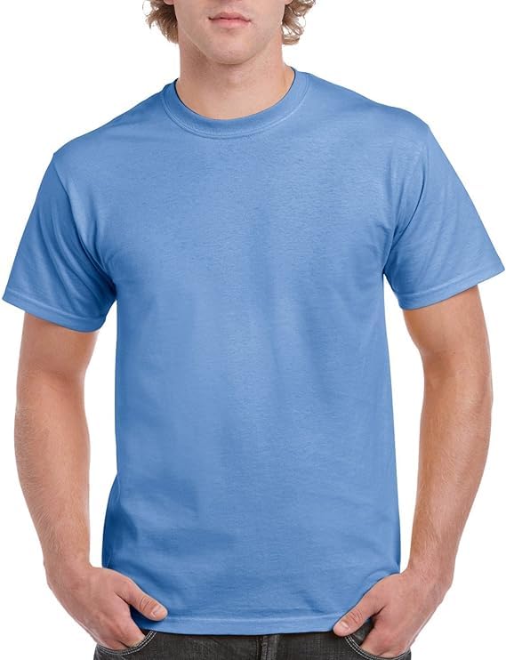 T-shirt homme bleu caroline Gildan pour vos sorties et week-ends taille M