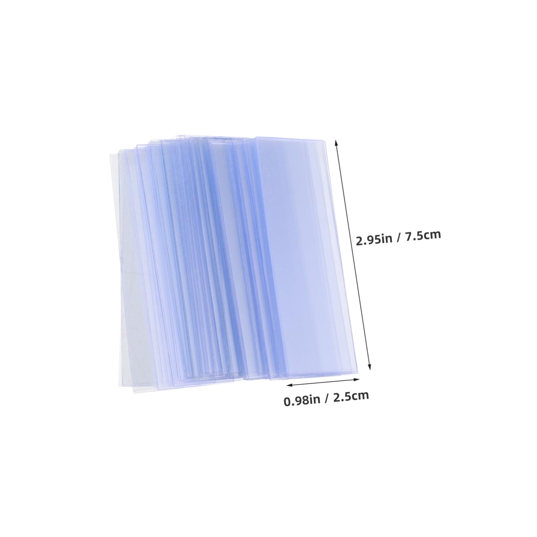 KICHOUSE Microscope Slides for Urine Analysis 100pcs Plastic Blank Slides 25x75mm Lab Science Supplies