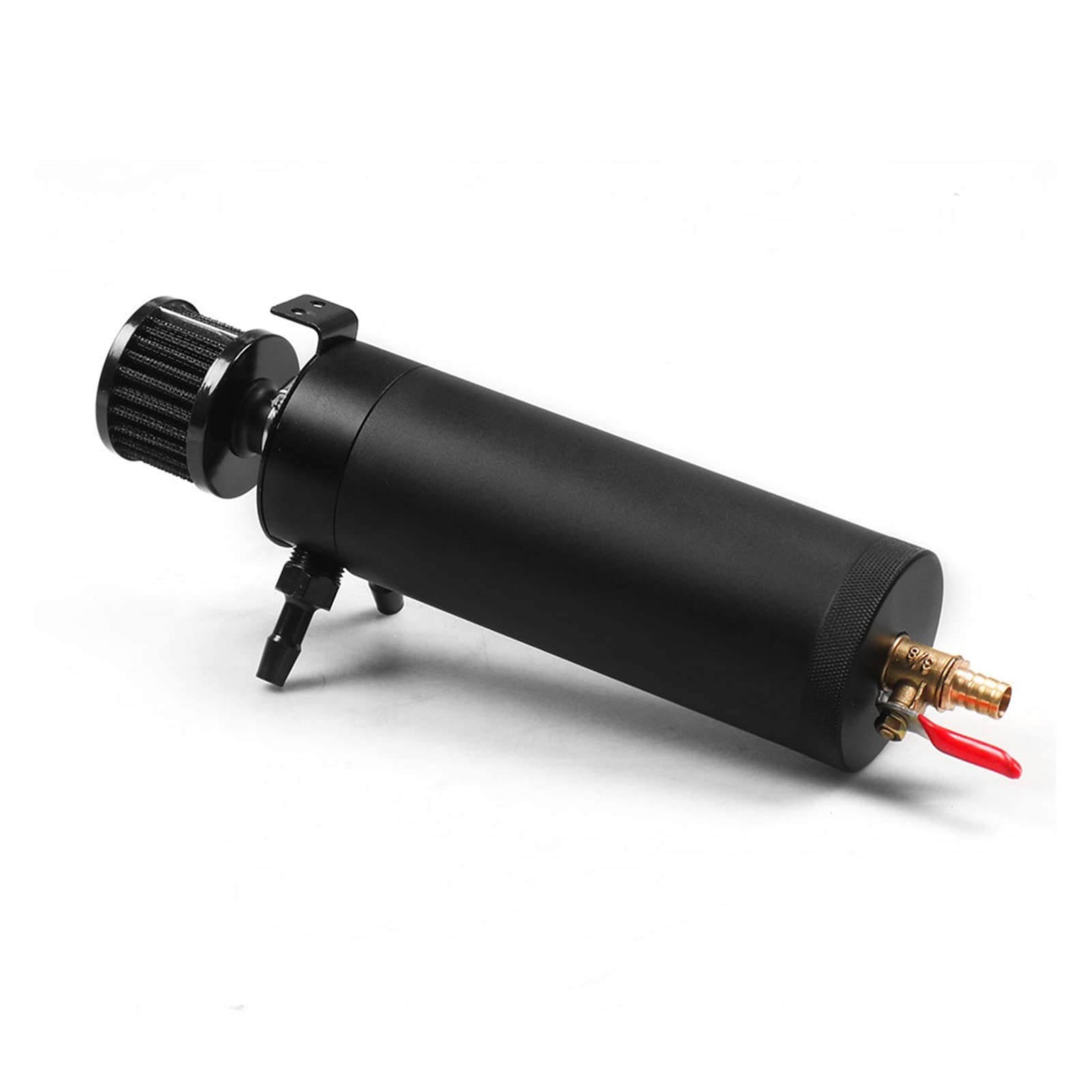 CAREG Uniwersalny 3/8" NPT. Billet Aluminium BAffed 2-Port Catch Call Can z silnikiem oddechowym Mini Oil Separator