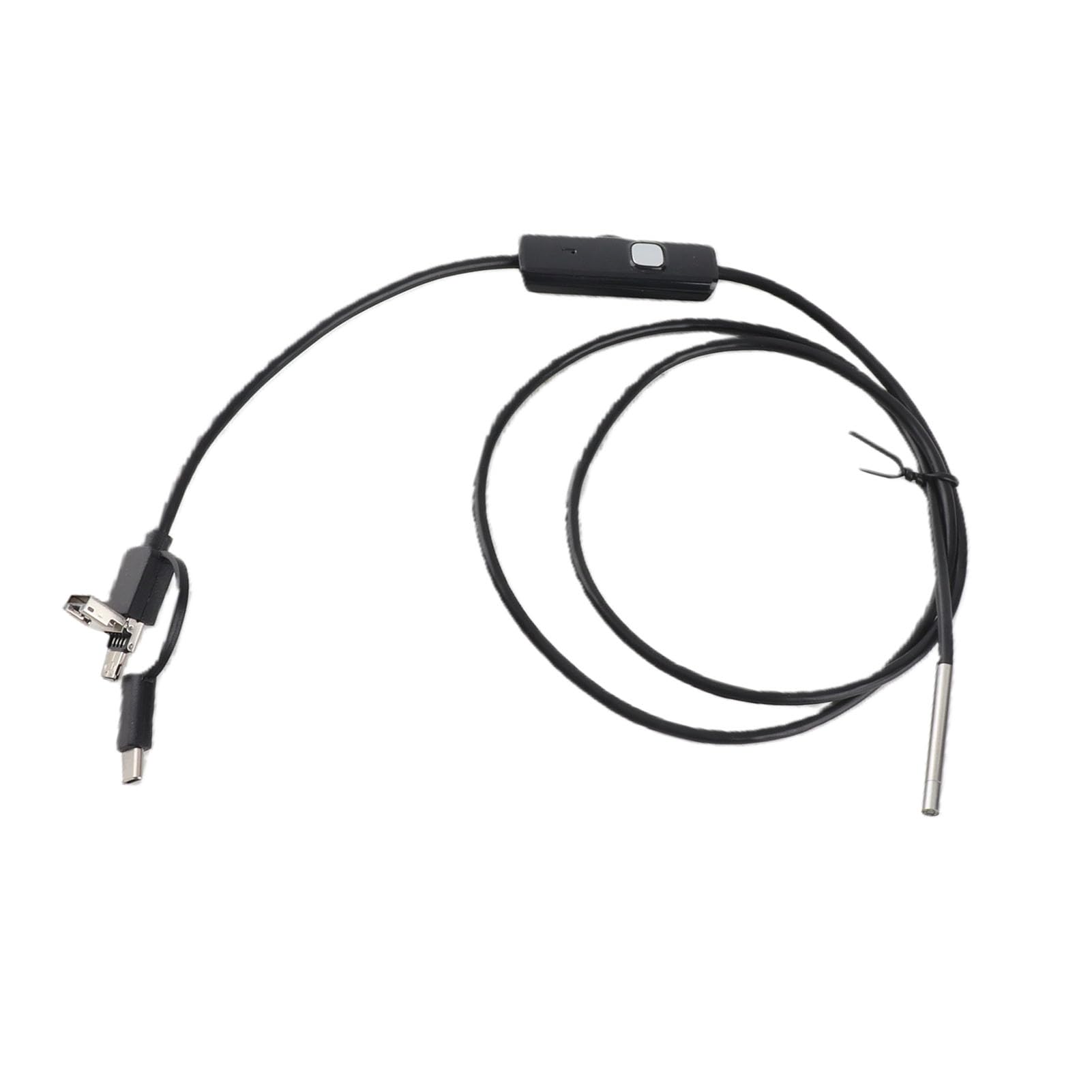 3 en 1 Endoscope Caméra 3.9mm Lentille Étanche Endoscope Inspection Serpent Caméra Endoscope pour Android TypeC Téléphone Mobile