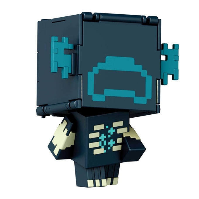 美泰 Minecraft 翻转人偶，2合1 触摸玩具，像素设计