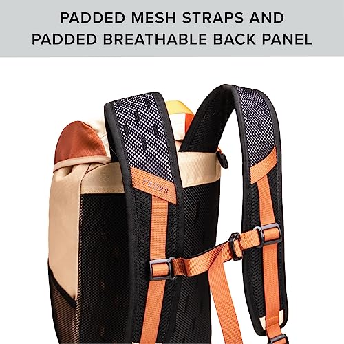 Tezos Juniper Daypack, Lightweight Hiking Backpack and Hydration Pack for Camping, Travel, Biking, and the Outdoors, 16 Liter (Desert Sand) - Thumbnail 5