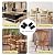4PCS - 2x4 Wood Post End Cap Leg Cover 1.5”x 3.5“Post caps (1-1/2" x 3-1/2") Rubber Floor Protector 2x4 end caps for Lumber, Black XTPTFABS