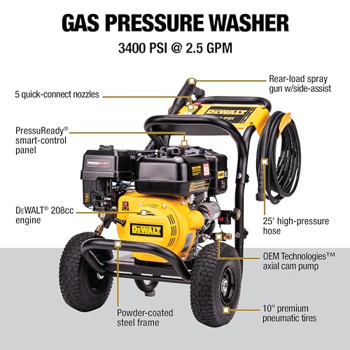 Ultimate Review of the DeWalt PressuReady 3400 PSI Washer: Power and Performance Unleashed DeWalt PressuReady 3400 PSI Pressure Washer