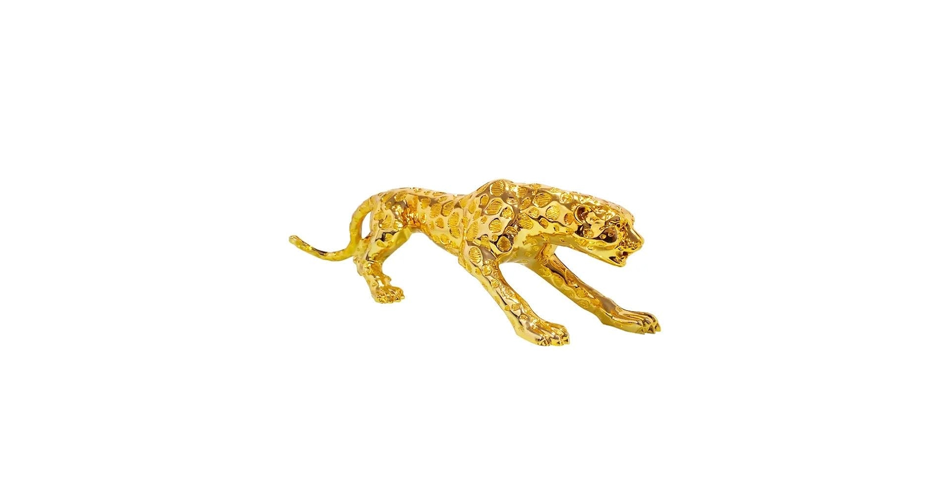 Amazon.com: Zifron Wood Store Gold Plated Jaguar Statue