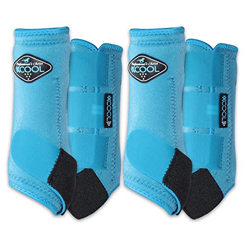 Image of Professional's Choice 2XCOOL Sports Medicine Horse Boots | Protective & Breathable Design for Ultimate Comfort & Durability in Active Horses | Value 4 Pack