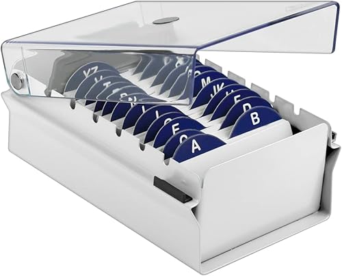 Acrimet Organizador de archivos de tamaño para tarjetas de visita de índice, base de metal resistente (tarjetas de índice AZ y divisor incluidos) disponible en Yaxa Guatemala