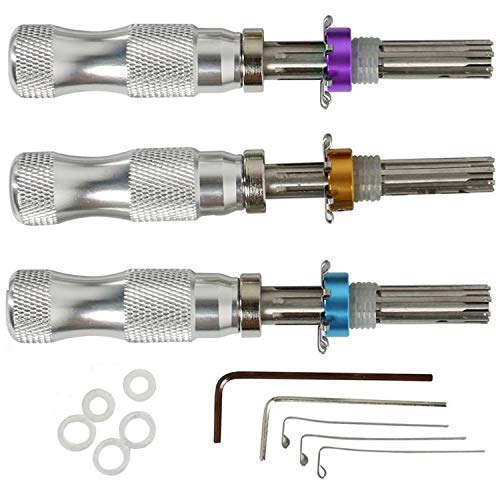 Stainless Steel Tubular Lock Pick Set Impression Tool Professional Picking 1
