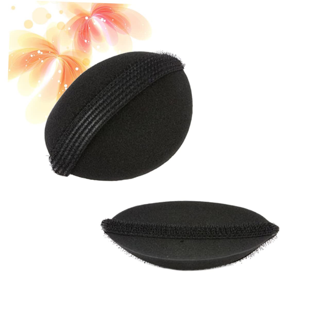 Beatifufu Set of 2 Hair Bump Pads Styling Inserts Sponge for Puff Maker Hair Styling Pad for Extensions Soft Hair Base Bump Pad
