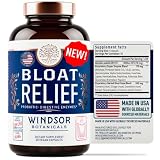 Bloat Relief Probiotics and Digestive Enzymes - Anti Bloating Turmeric, Ginger, Fennel, Bromelain Su