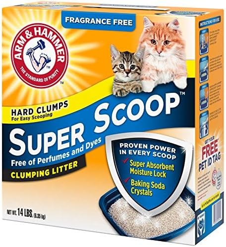 Miniatura 3 de Arm & Hammer Super Scoop Litter, sin fragancia, 14 libras (el embalaje puede variar)