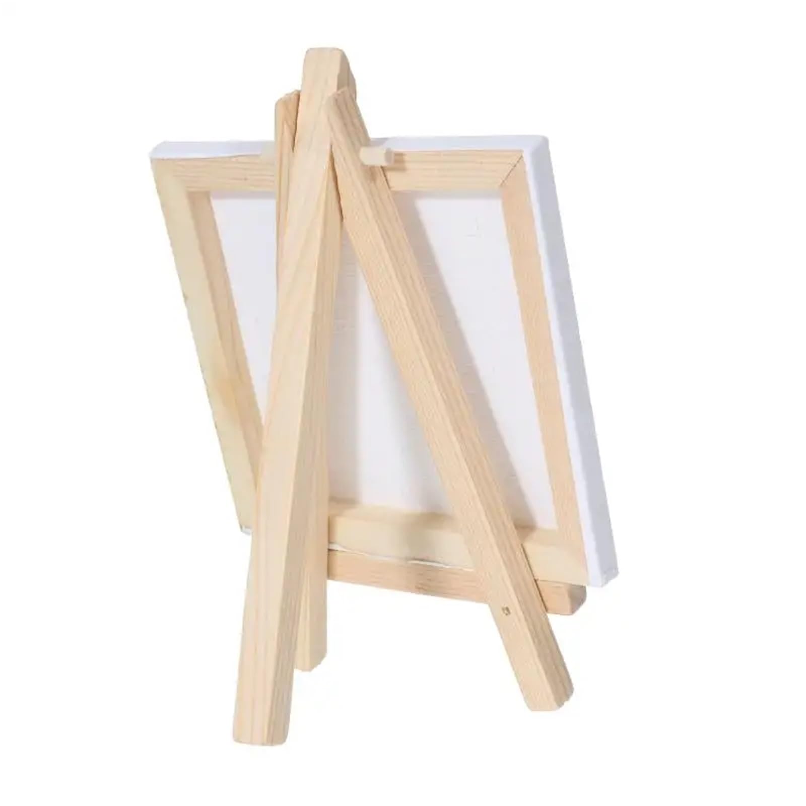 Malleinwände, 24-teilig, Mini-Staffelei-Set, 12,7 cm mit 7,6 x 7,6 cm Leinwand zum Malen (10 x 10 cm)