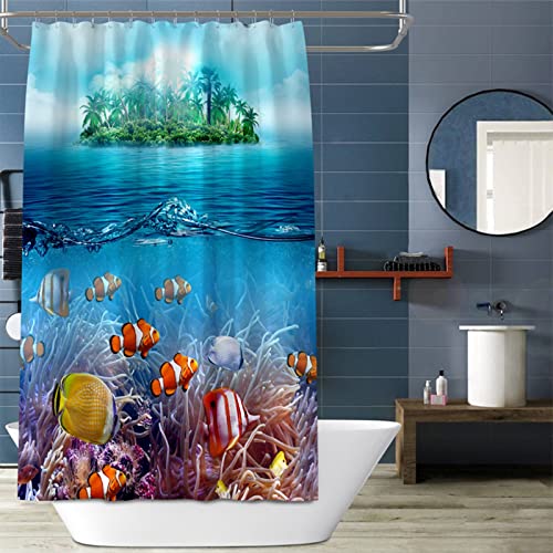 Rideau de douche grand format KnSam pour eviter les moisissures