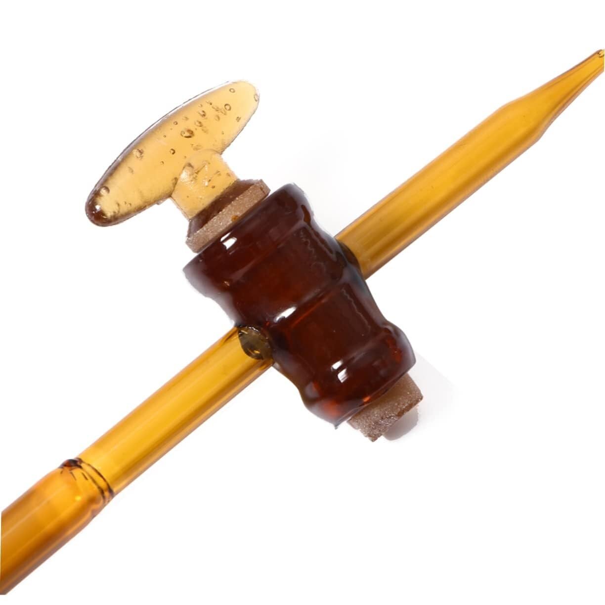 Buretta Acida, 10ml Vetreria da Laboratorio Chimico con Rubinetto - Durevole ed Educativo