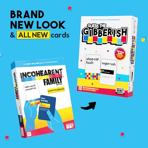 Guess-The-Gibberish-Card-Game-for-Families-by-Relatable-From-The-Creators-of-Incohereant-Fun-Kids-Games-for-Kids-12-Easter-Basket-Stuffers-Includes-400-Cards-Instructions-and-1-Sand-Timer Guess The Gibberish Card Game for Families by Relatable From The Creators of Incohereant Fun Kids Games for Kids 12 Easter Basket Stuffers Includes 400 Cards Instructions and 1 Sand Timer