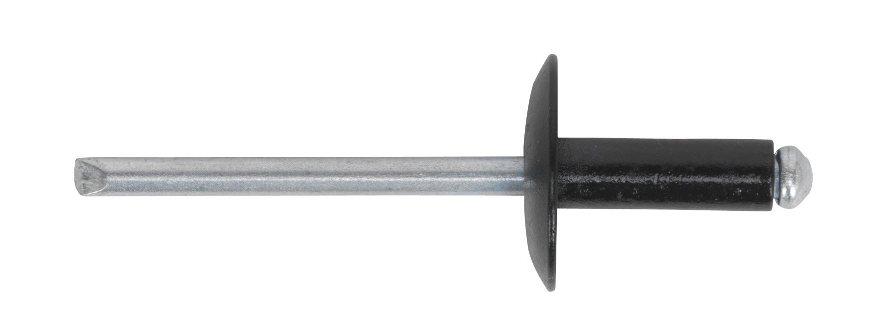 Sealey Aluminium Rivet Black Flange 4.8 x 14mm Pack Of 200 - Part No. RAB4814L