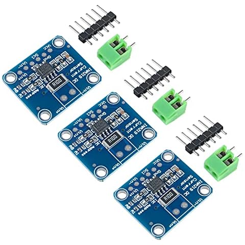 AOICRIE 3 pcs CJMCU-219 INA219 I2C Interface Bidirectional DC Current/Power Monitoring Sensor Module for Arduino for Raspberry Pi(3PCS) Cover
