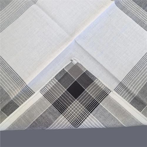 Pañuelos masculinos de algodón for hombre con diseño de rayas finas 3