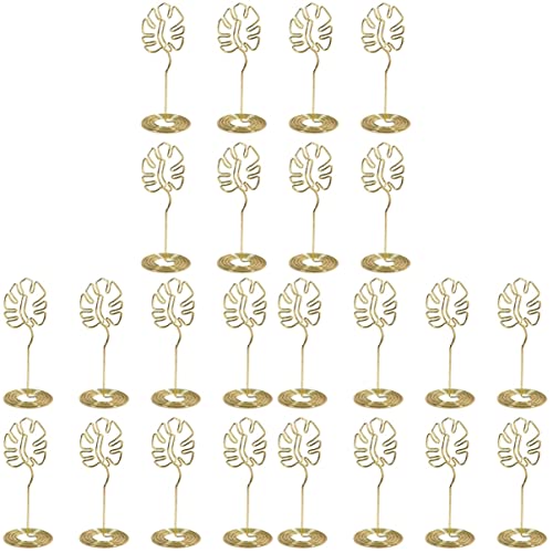 Supports de bureau 24 pièces sculptées mignonnes pour cartes mémo et porte-photos