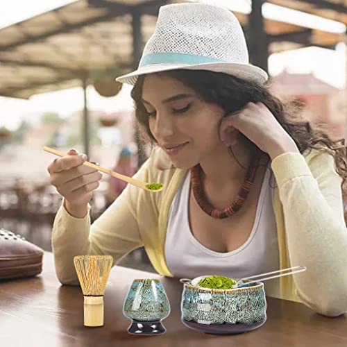 Baoblaze Kit de 5 peças de ferramentas de acessórios conjunto japonês para cerimônia de chá japonesa