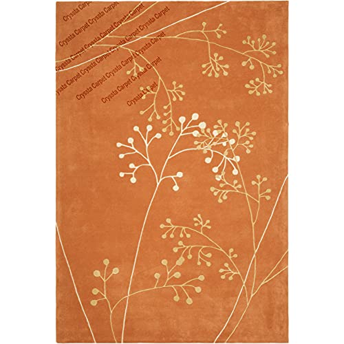 Image of Woolen Modern Collection Tufted Carpet for Living Room Bedroom and Hall Size 10 x 14 Feet Color Multi-1