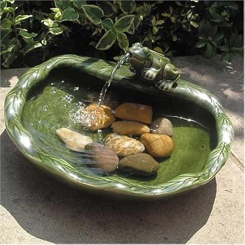Sunny Fountains Ceramic Frog Water Fountain Cover